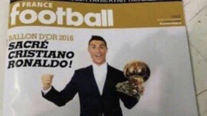 Cristiano ganó el Balón de Oro 2016