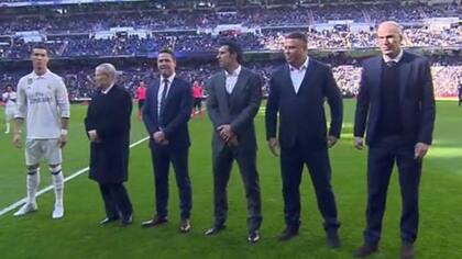 Cristiano, Gento, Owen, Figo, Ronaldo y Zidane, glorias del pasado y el presente del Madrid