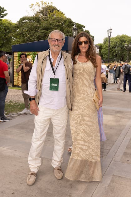 Cristiano Rattazzi llegó con su hija, Manuela