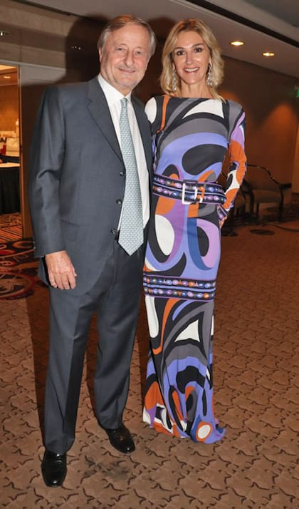 Cristiano Rattazzi, presidente de Fiat Argentina, y su pareja Gabriela Castellani