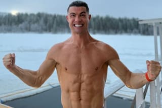 Cristiano Ronaldo viajó al Polo Norte y realizó un desafío bajo cero que sorprendió a sus seguidores