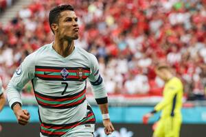 Cristiano Ronaldo anotó por dos y Portugal festejó frente a 68.000 espectadores