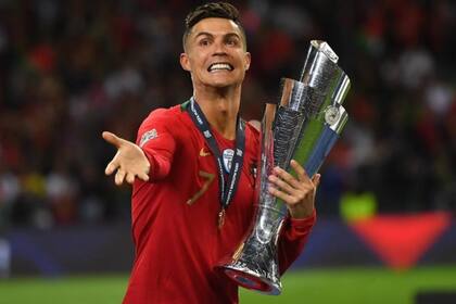 Cristiano Ronaldo, ganador con Portugal de la primera edición de la UEFA Nations League