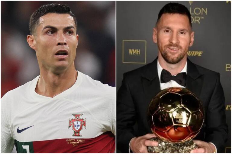 La polémica reacción de Cristiano Ronaldo ante el octavo Balón de Oro de Lionel Messi