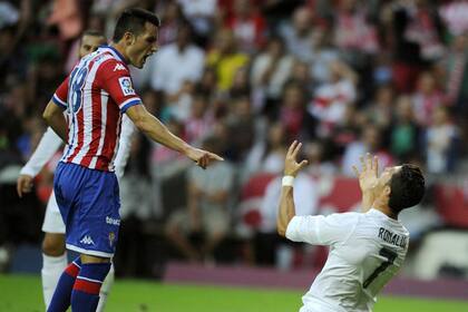 Cristiano Ronaldo no tuvo una buena noche en Asturias