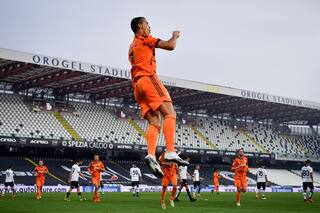 Cristiano recargado. Superó el Covid, volvió y al minuto festejó Juventus