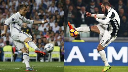 Cristiano Ronaldo y Gonzalo Higuaín, los artilleros de los finalistas