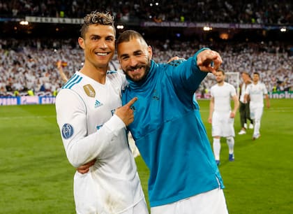 Cristiano Ronaldo y Karim Benzemá, juntos anotaron 805 goles en nueve años en Real Madrid