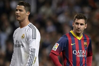 Cristiano Ronaldo y Messi se enfrentaron durante nueve temporadas en el fútbol español
