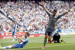 Real Madrid aplastó al Espanyol 6-0 con un show de Cristiano Ronaldo, que marcó