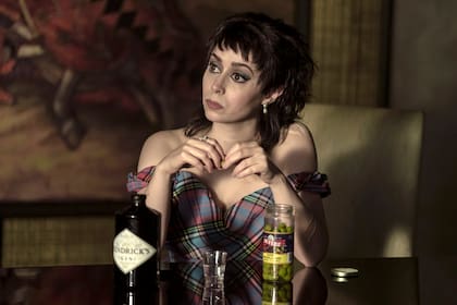 Cristin Milioti en El Pingüino, la miniserie por la que ganó el premio a la mejor actriz
