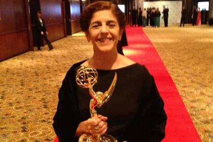Cristina Banegas en la entrega de los Emmy