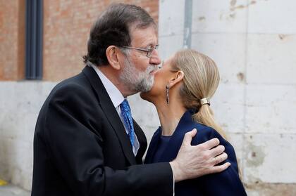 Cristina Cifuentes y Mariano Rajoy