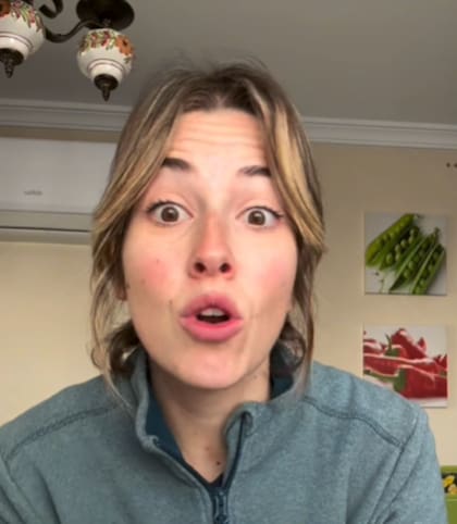 Cristina es muy popular en redes sociales hablando de alimentos (Captura: @fpfacilformacion)