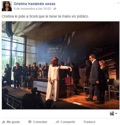 Cristina haciendo cosas