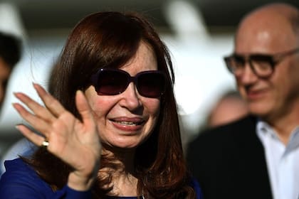 Cristina Kirchner, al arribar hoy a Cuba