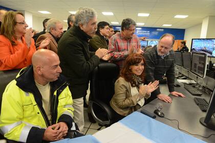 Cristina Kirchner, al inaugurar la usina de Río Turbio, que construyó Isolux