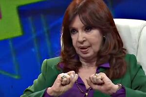 Cristina Kirchner, anoche en C5N