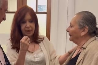 Cristina Kirchner criticó al Gobierno durante un encuentro con una actriz