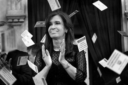 Cristina Kirchner durante la apertura de las sesiones ordinarias del Congreso, el 1° de marzo