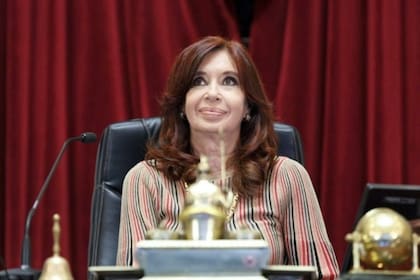 Cristina Kirchner, durante la sesión en la que se aprobó la legalización del aborto