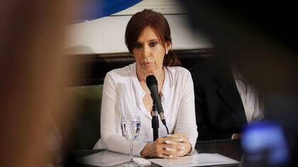 Cristina Kirchner en conferencia