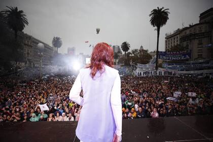 Cristina Kirchner, en el acto del 25 de mayo