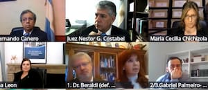El mensaje de Cristina Kirchner antes del inicio del juicio y el momento en que le pidieron que muestre la cara