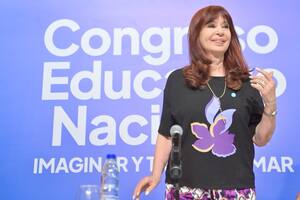 Cristina Kirchner en el Congreso de Educación Nacional