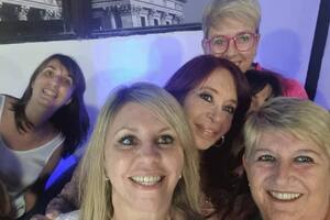 Cristina Kirchner, en la cena del bloque del Frente de Todos