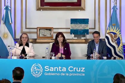 Cristina Kirchner en la inauguración de la ampliación del Hospital Regional de Río Gallegos.