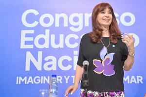 Cristina Kirchner, en una de sus últimas apariciones públicas