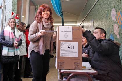 Cristina Kirchner votó en Río Gallegos