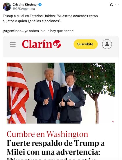 Sergio Massa reapareció en redes sociales con un dardo a Javier Milei - Image 1