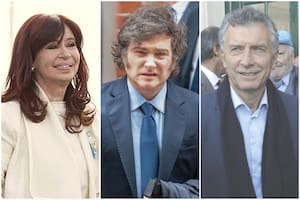 Cristina Kirchner; Javier Milei; Mauricio Macri