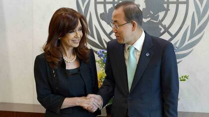 Cristina Kirchner le envió un mensaje a Ban Ki-moon