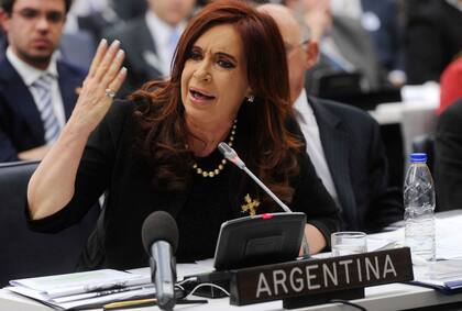 La ex presidenta Cristina Kirchner