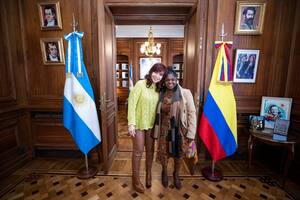 Cristina Kirchner recibió a la vicepresidente electa de Colombia, Francia Márquez Mina