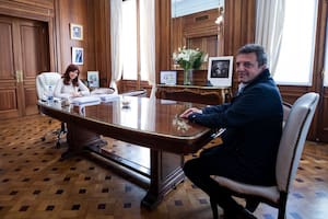 Cristina Kirchner reunida con Sergio Massa