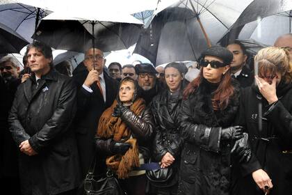 Cristina Kirchner y Amado Boudou, en el acto del 2011