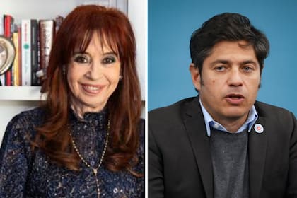 Cristina Kirchner y Axel Kicillof