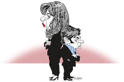 Cristina Kirchner y Axel Kicillof