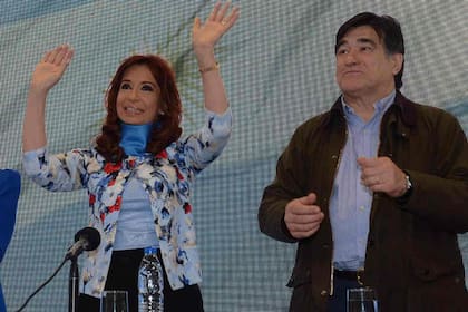 Carlos Zannini, junto a la vicepresidenta Cristina Kirchner