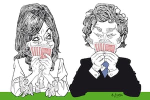 Cristina Kirchner y Javier Milei