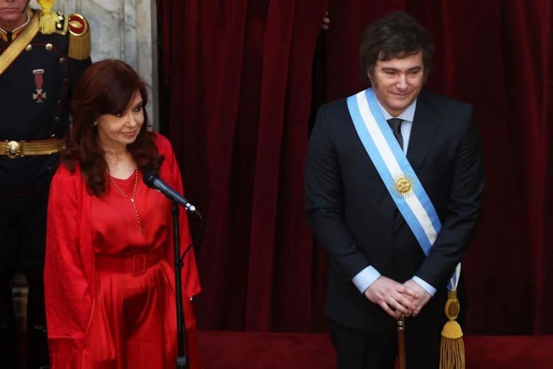 Cristina Kirchner y Javier Milei