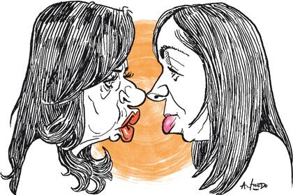 Cristina Kirchner y María Eugenia Vidal