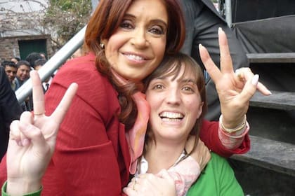 Cristina Kirchner y María Luz Alonso, candidata a senadora por La Pampa