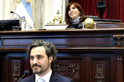 Santiago Cafiero y Cristina Kirchner