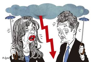 Cristina Kirchner y Sergio Massa