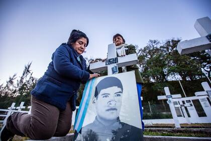 Cenotafio por los caídos en Malvinas en Campo Quiojano